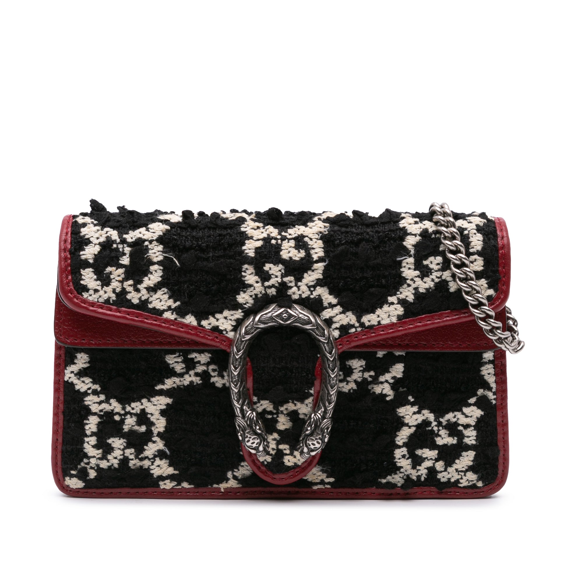 Gucci Super Mini GG Tweed Dionysus Crossbody