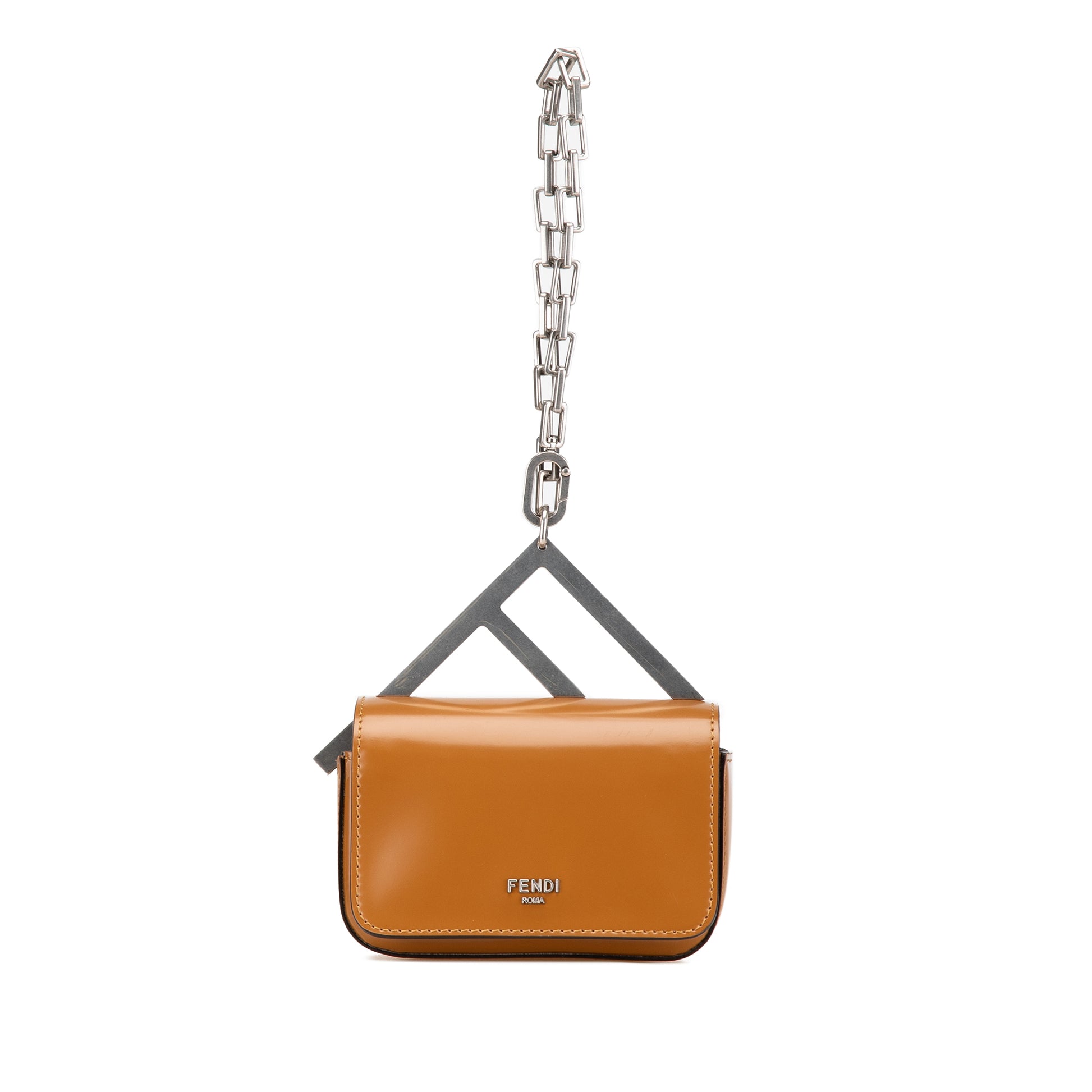 Fendi Nano Bag F Glossy Calfskin Handbag