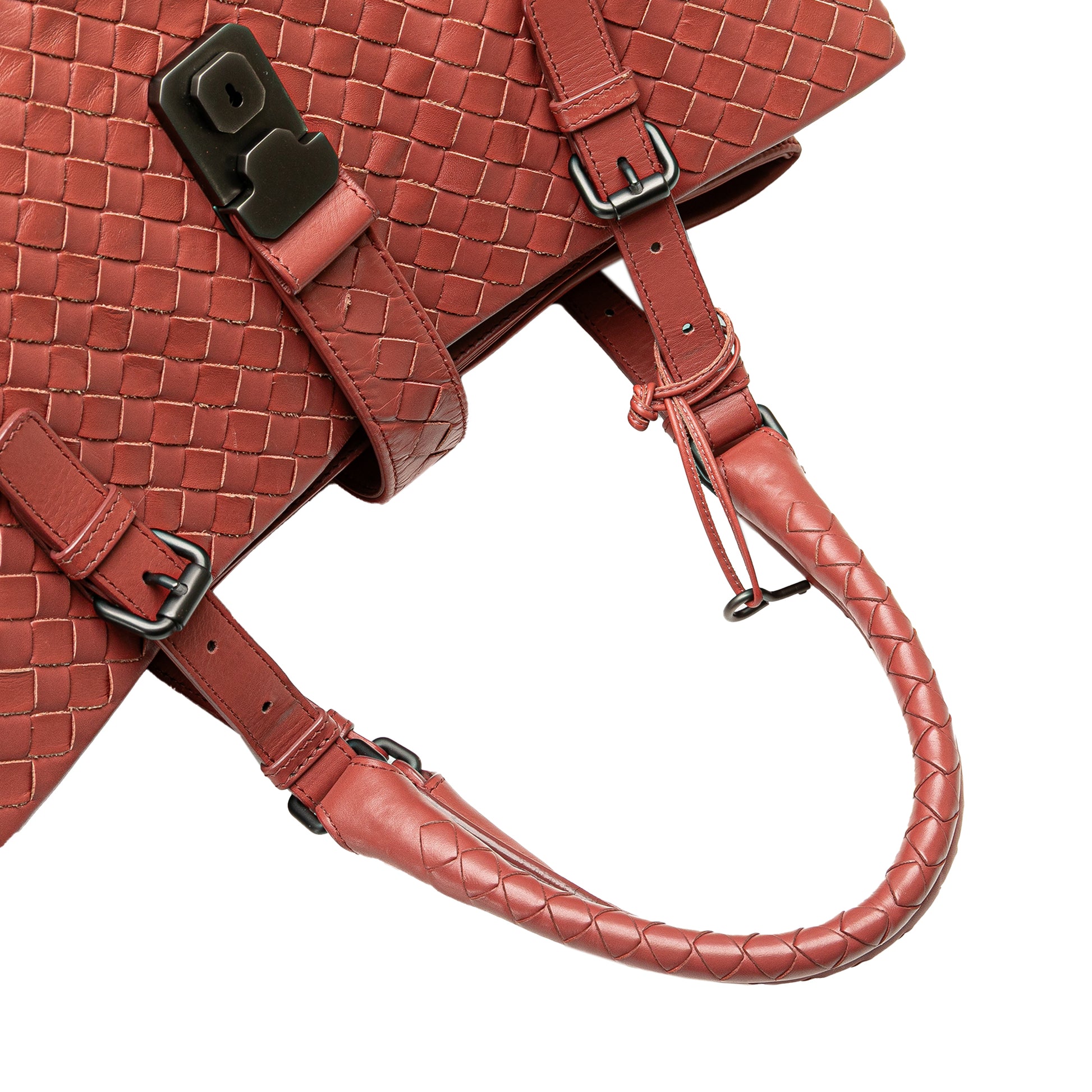 Bottega Veneta Medium Nappa Intrecciato Roma Tote