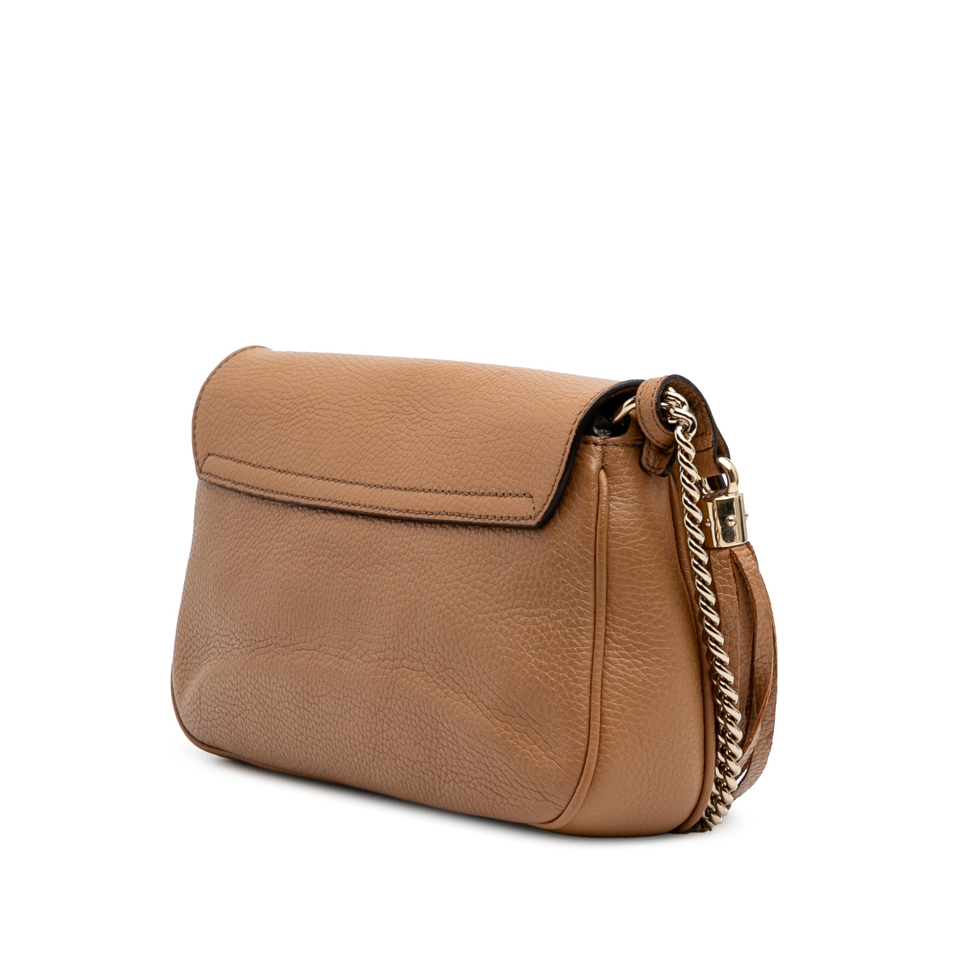 Gucci Medium Leather Soho Chain Flap Crossbody