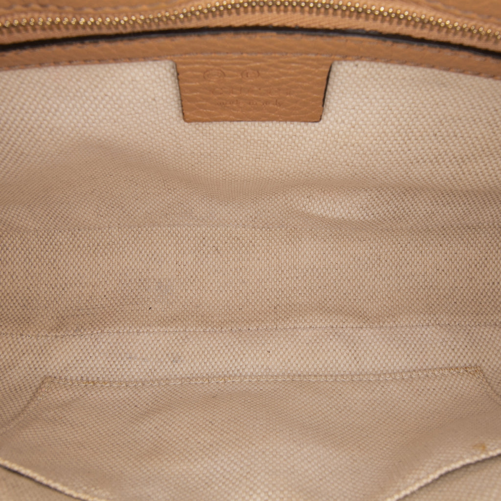 Gucci Medium Leather Soho Chain Flap Crossbody