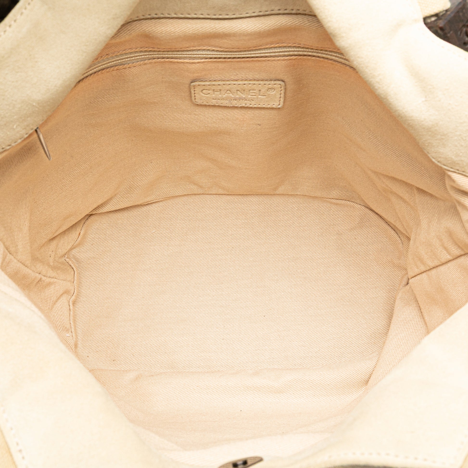 Chanel Canvas Cruise Rope Cabas Tote
