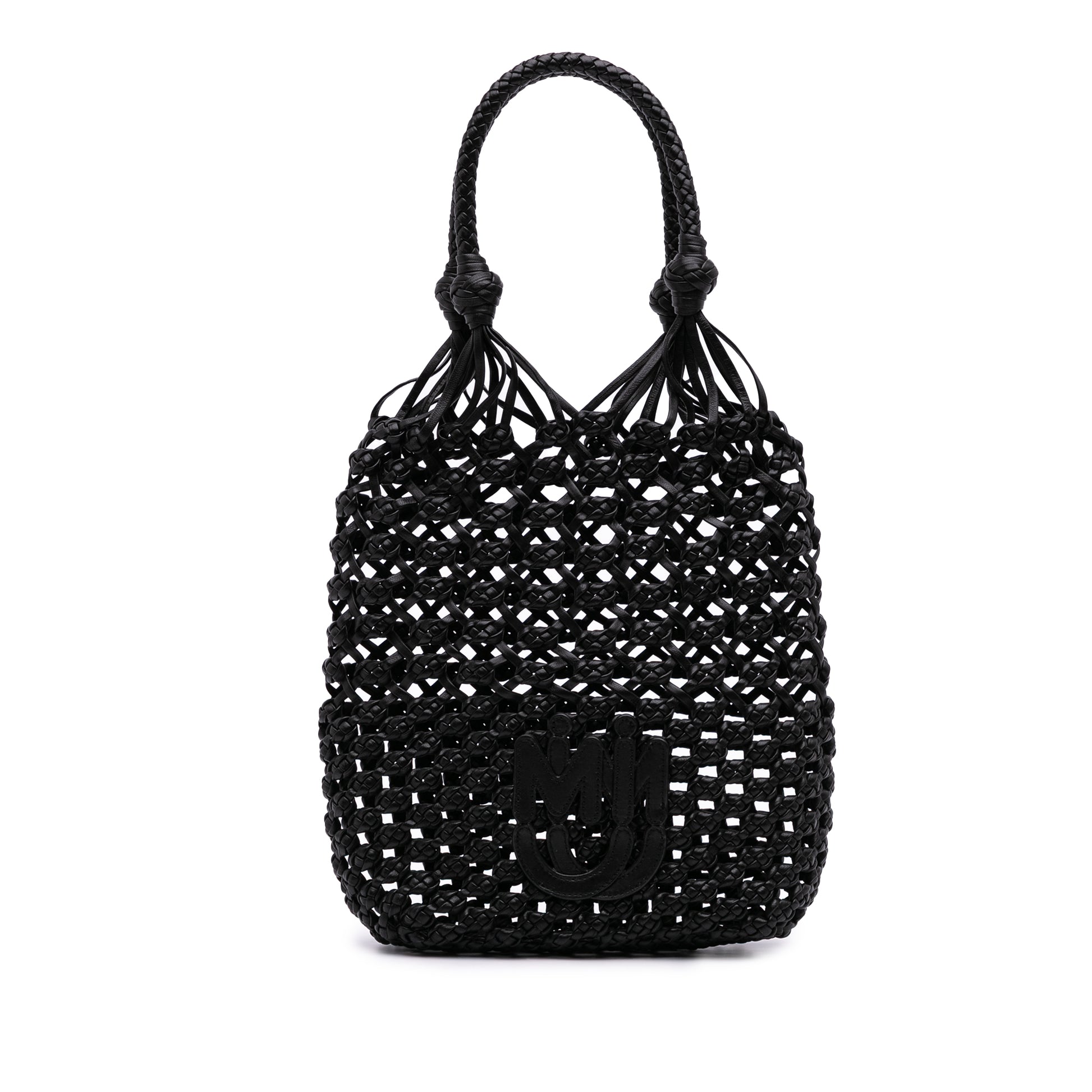Miu Miu Nappa Macrame Bucket Bag