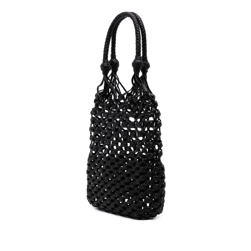 Miu Miu Nappa Macrame Bucket Bag