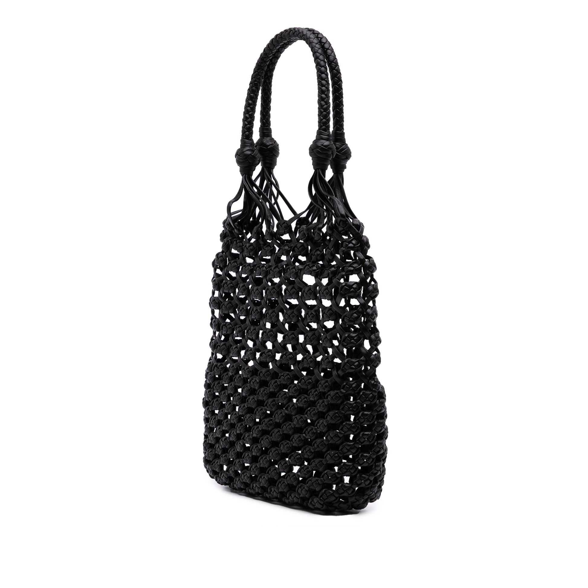Miu Miu Nappa Macrame Bucket Bag