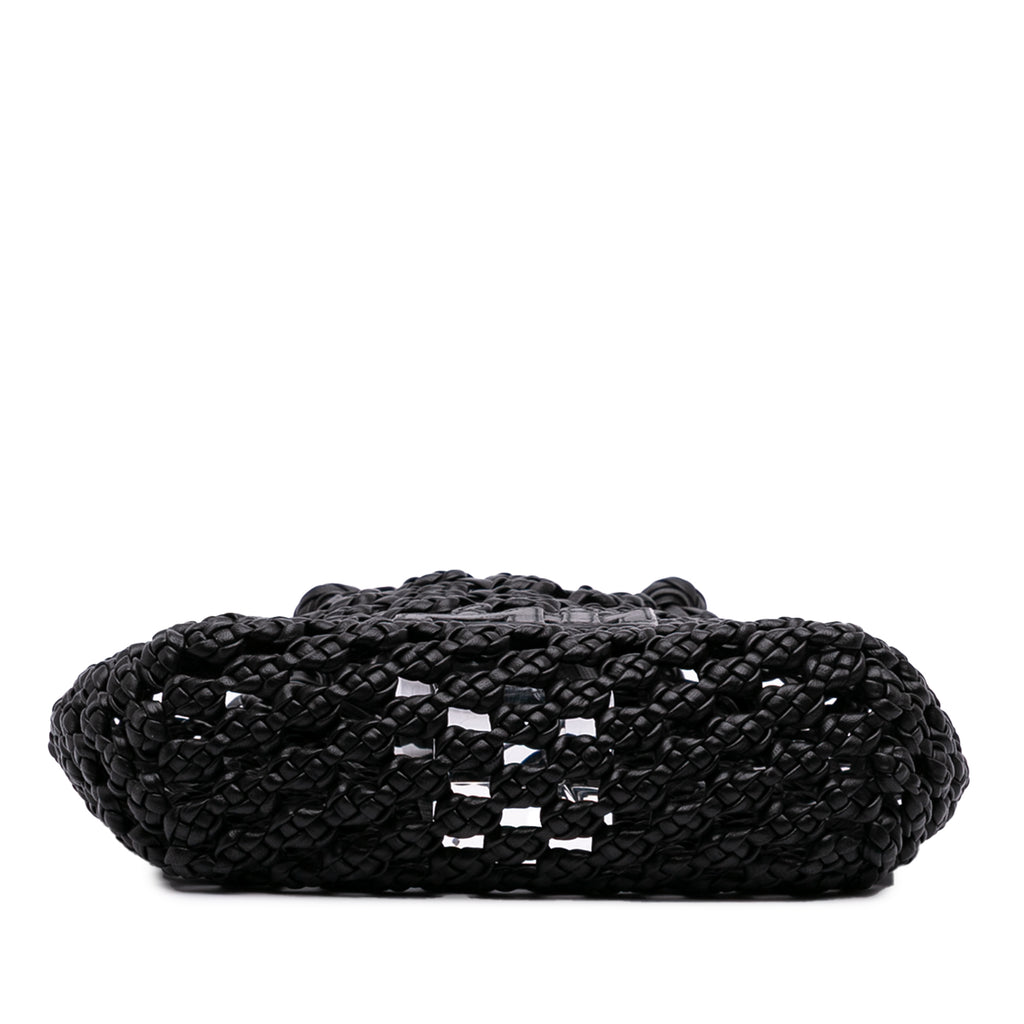 Miu Miu Nappa Macrame Bucket Bag