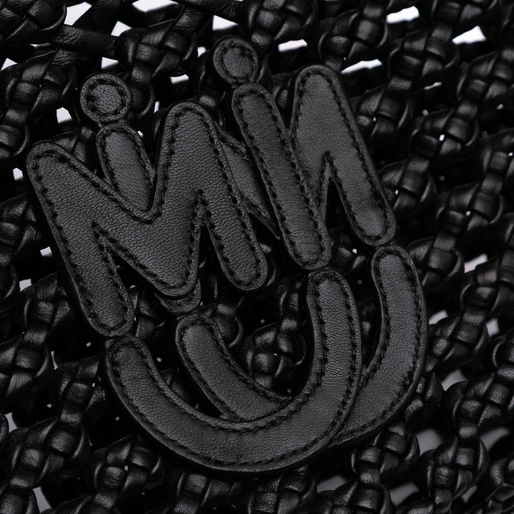 Miu Miu Nappa Macrame Bucket Bag