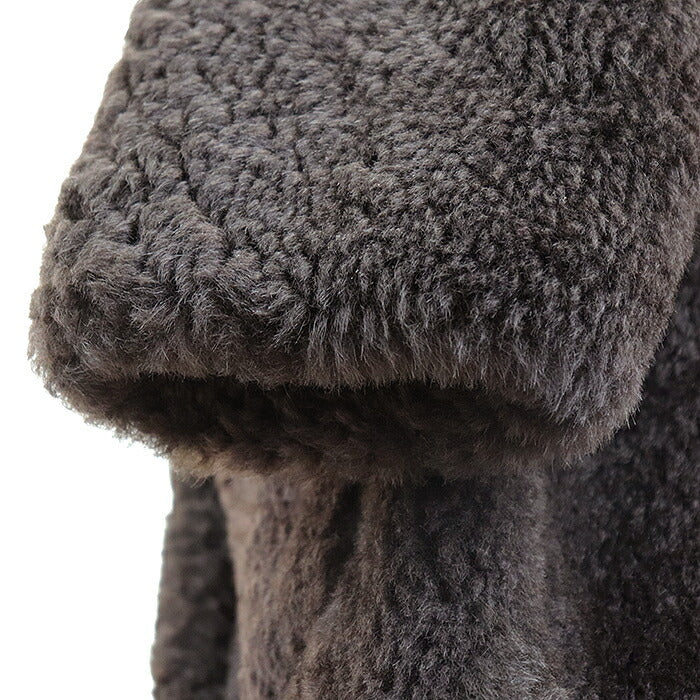 Bottega Veneta Shearling Belted Long Coat
