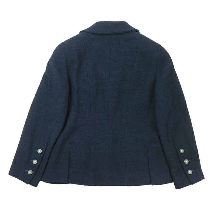 Chanel Button Peaked Lapel Side Vents Jacket 94P