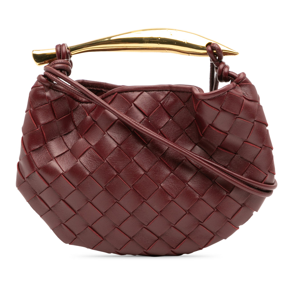 Bottega Veneta Baby Lambskin Intrecciato Sardine