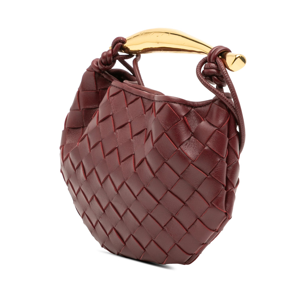 Bottega Veneta Baby Lambskin Intrecciato Sardine