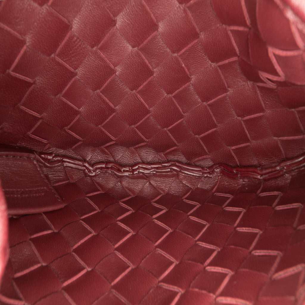 Bottega Veneta Baby Lambskin Intrecciato Sardine