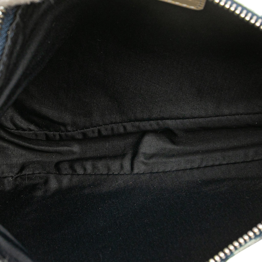 Dior Mini Diorissimo Canvas Saddle Pochette