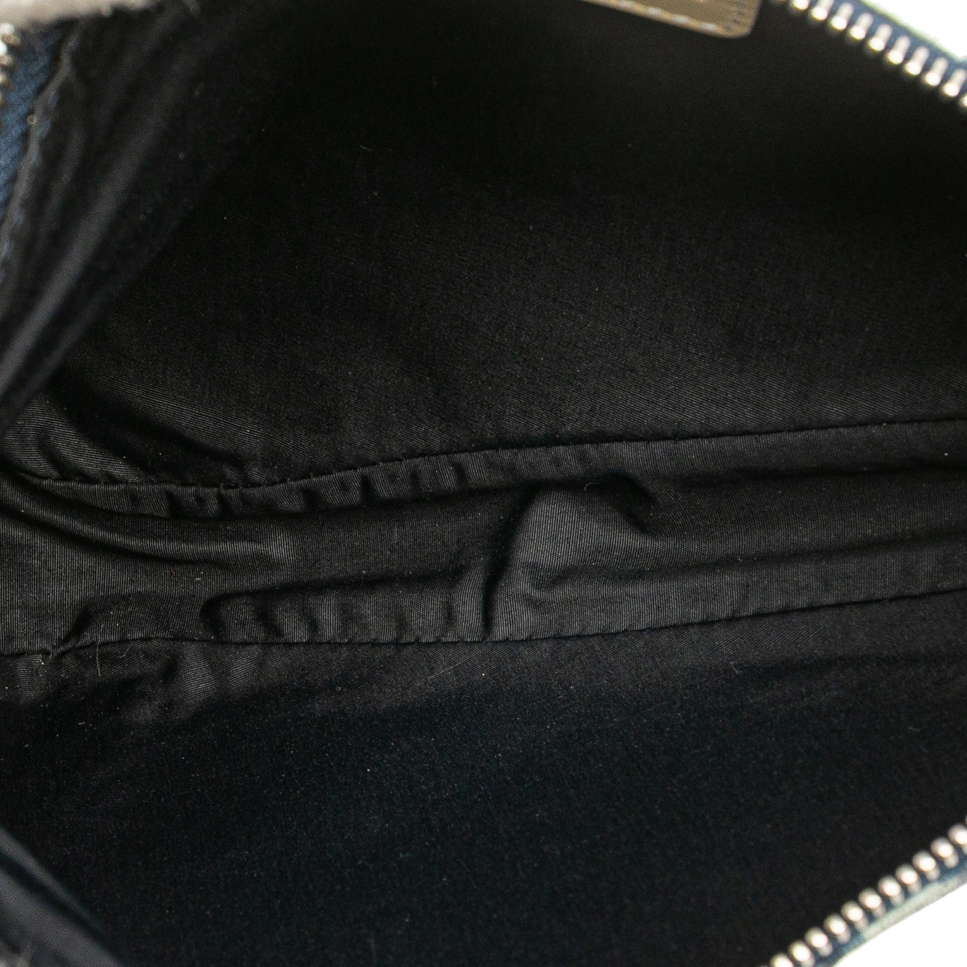 Dior Mini Diorissimo Canvas Saddle Pochette