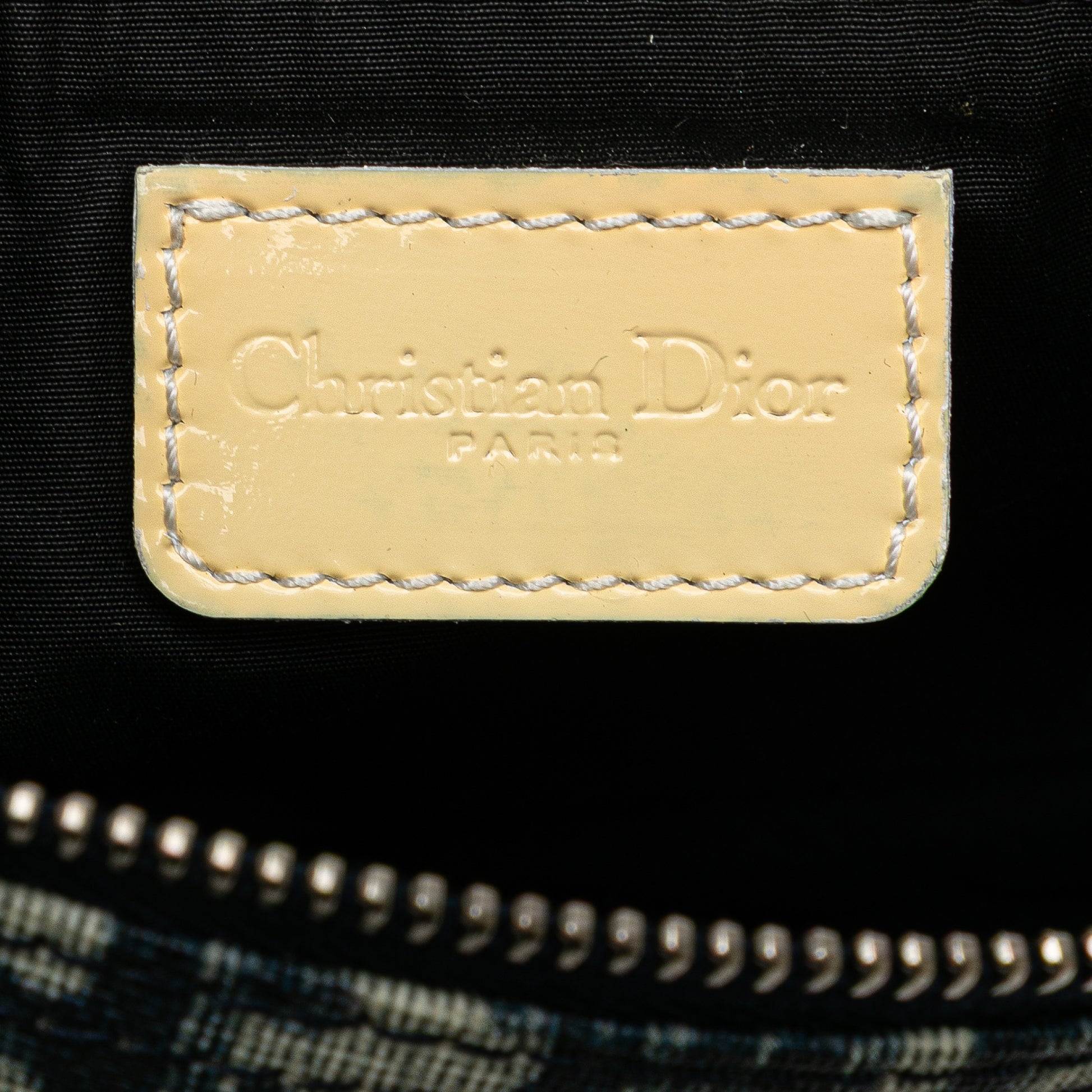 Dior Mini Diorissimo Canvas Saddle Pochette