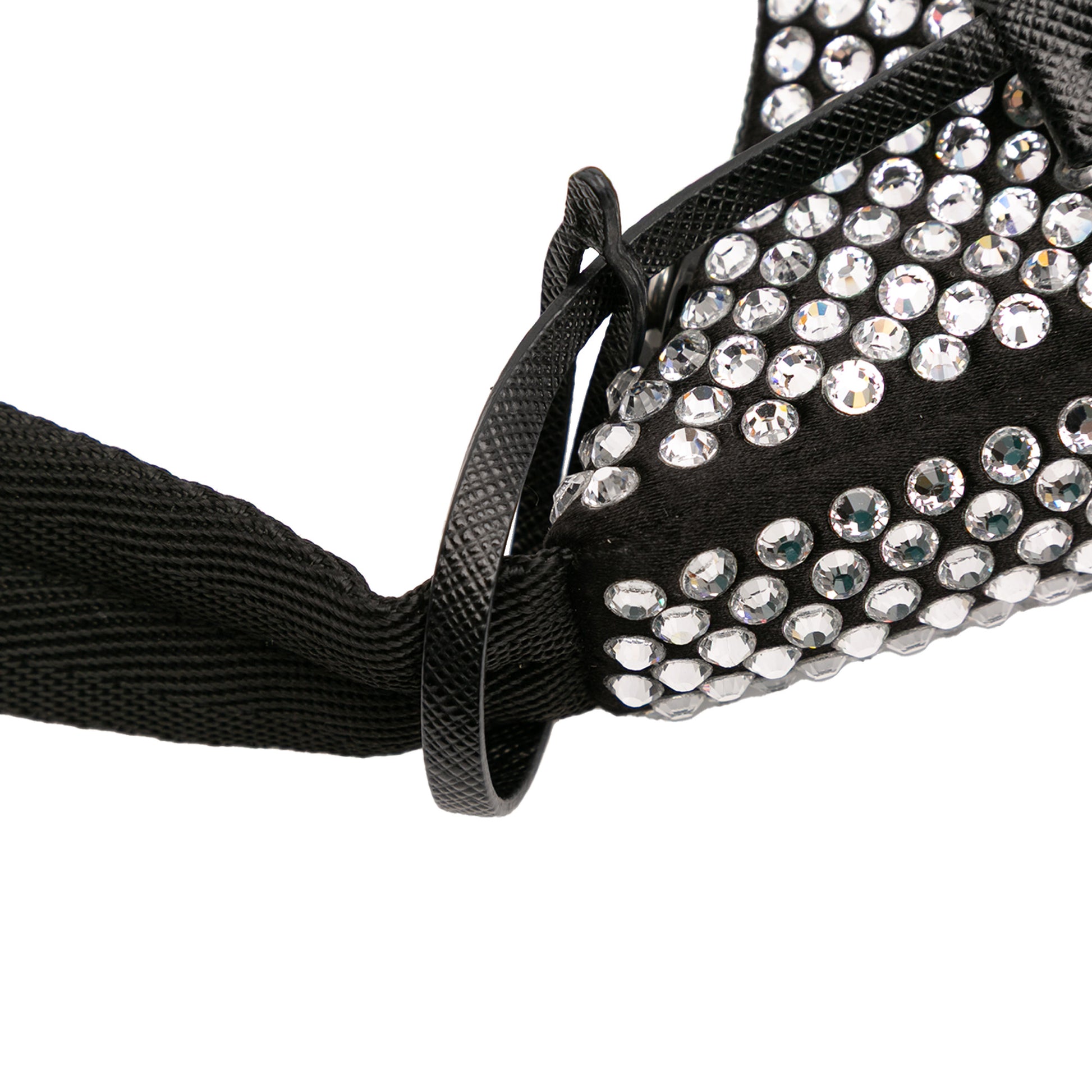 Prada Mini Satin Crystal Re Edition 2000 Shoulder Bag