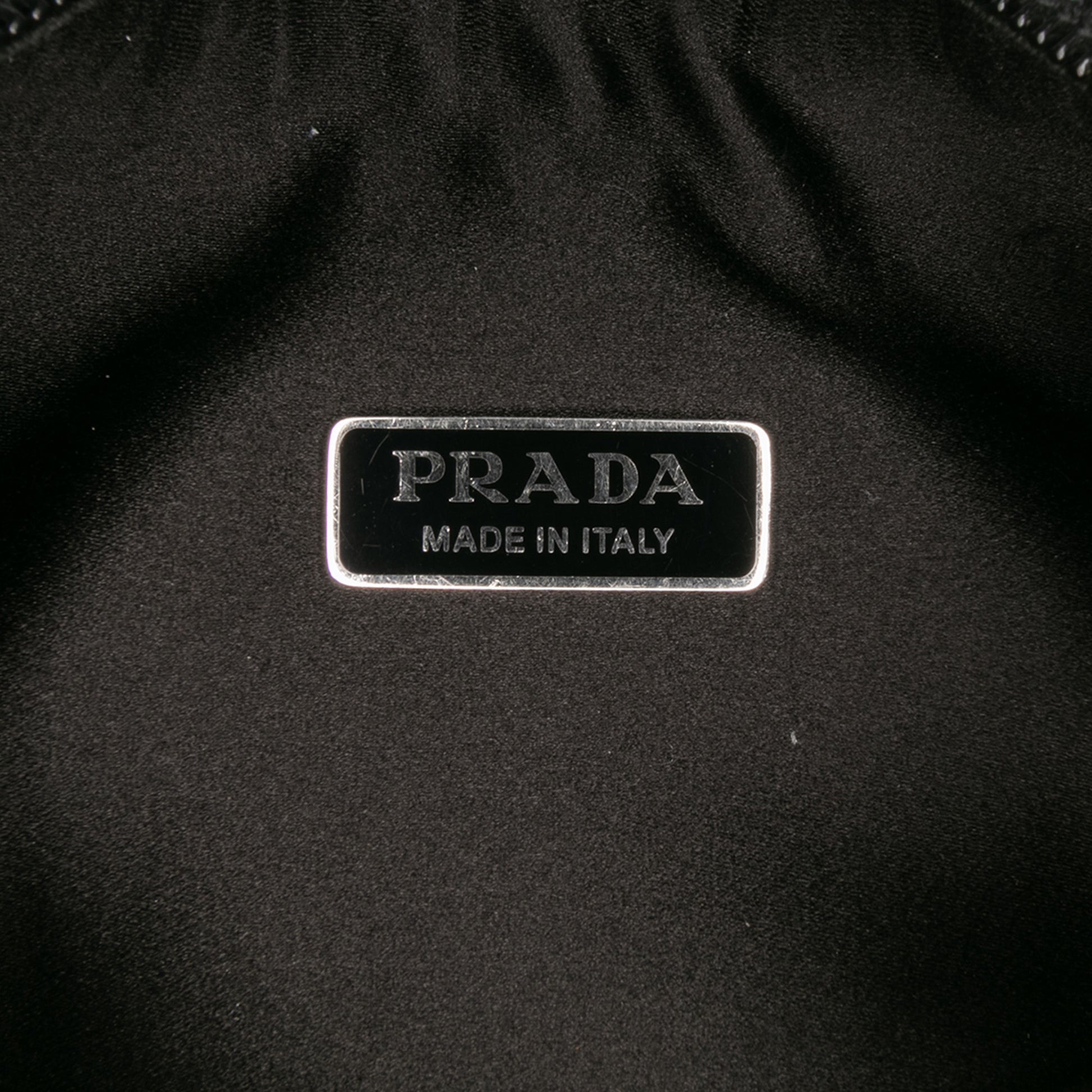 Prada Mini Satin Crystal Re Edition 2000 Shoulder Bag