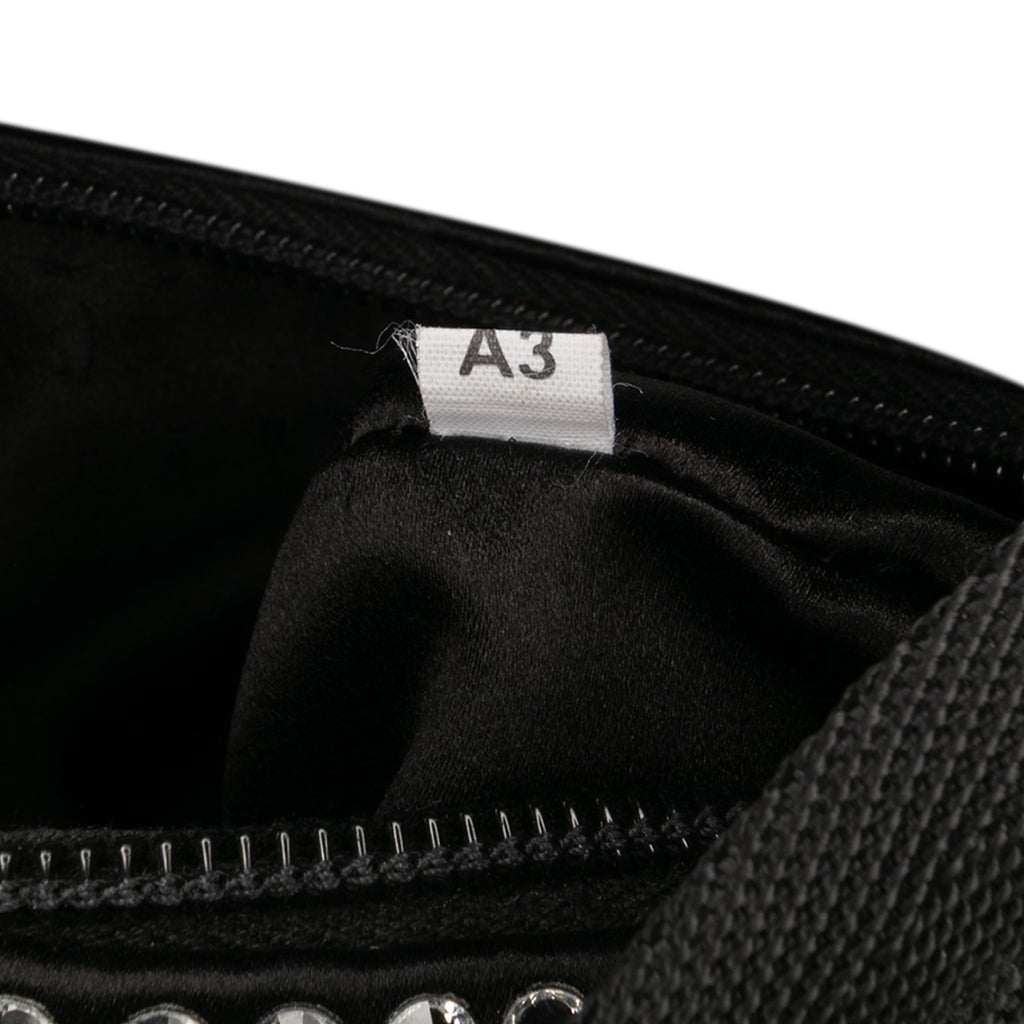 Prada Mini Satin Crystal Re Edition 2000 Shoulder Bag