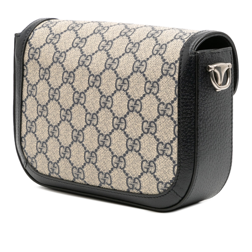 Gucci Small GG Supreme Horsebit 1955 Crossbody