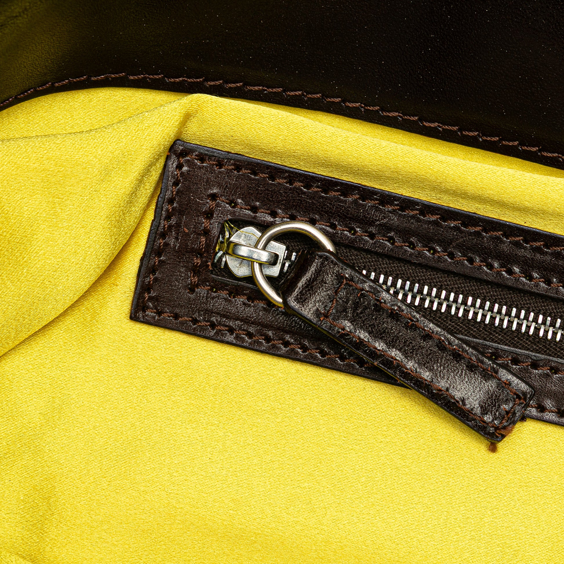 Fendi Zucca Canvas Flower Applique Tote