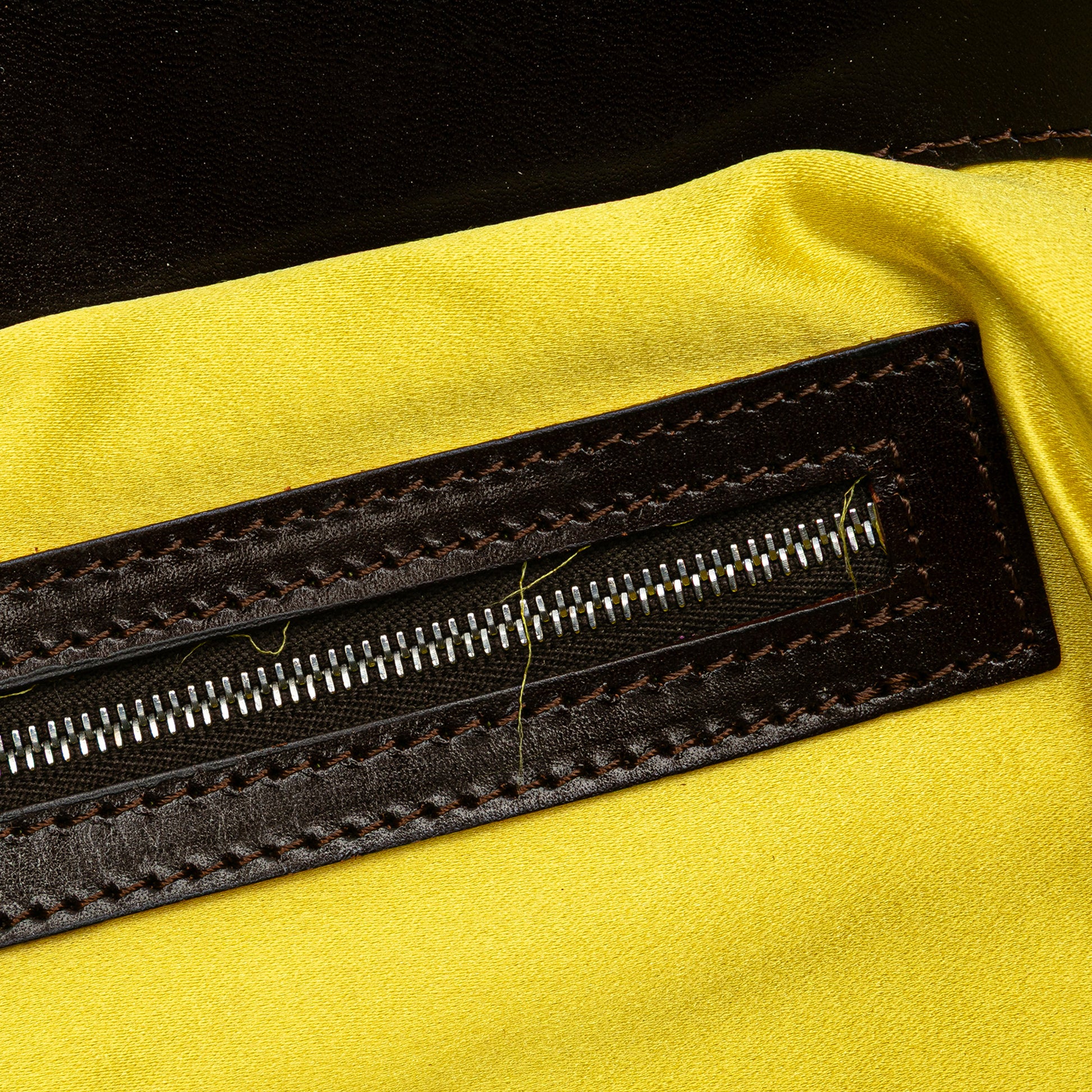Fendi Zucca Canvas Flower Applique Tote