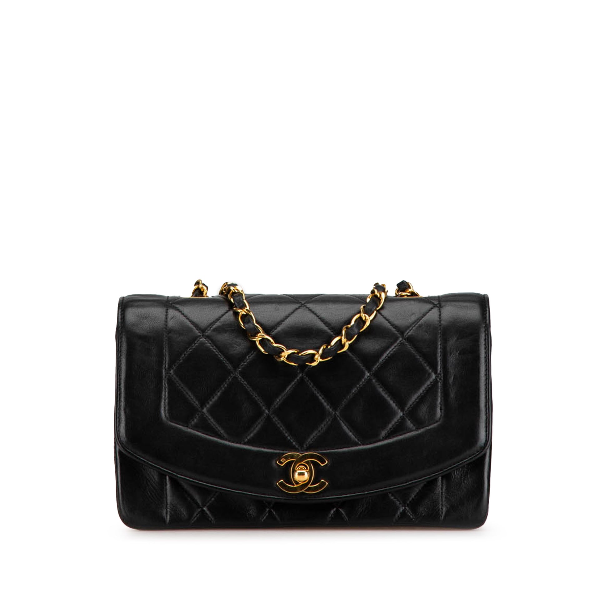 Chanel Small Lambskin Diana Flap