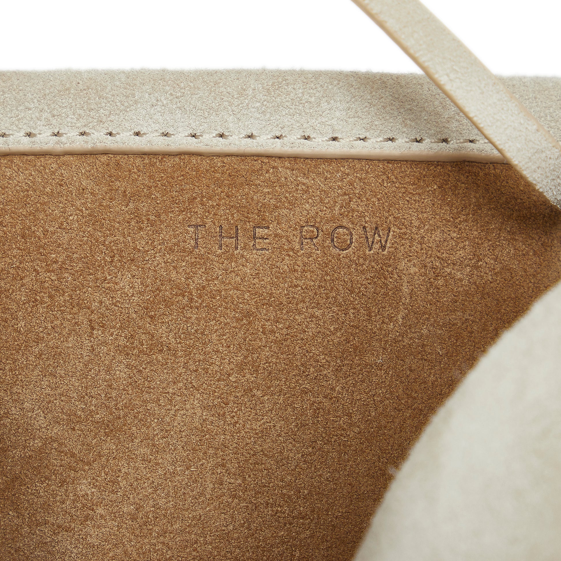 The Row Small N/S Park Suede Tote