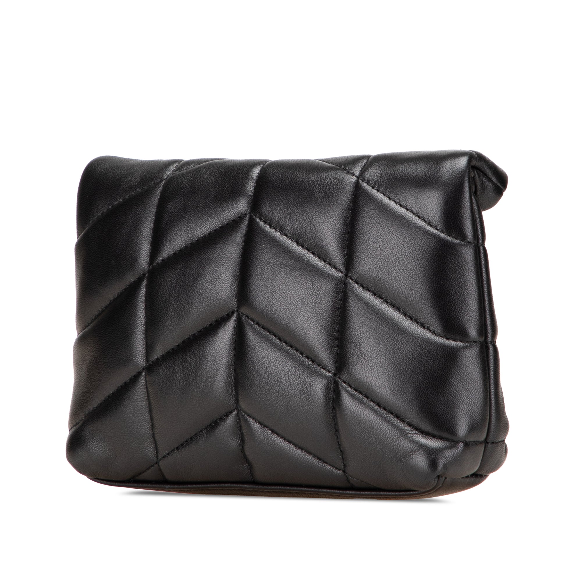 Saint Laurent Small Lambskin LouLou Puffer Clutch