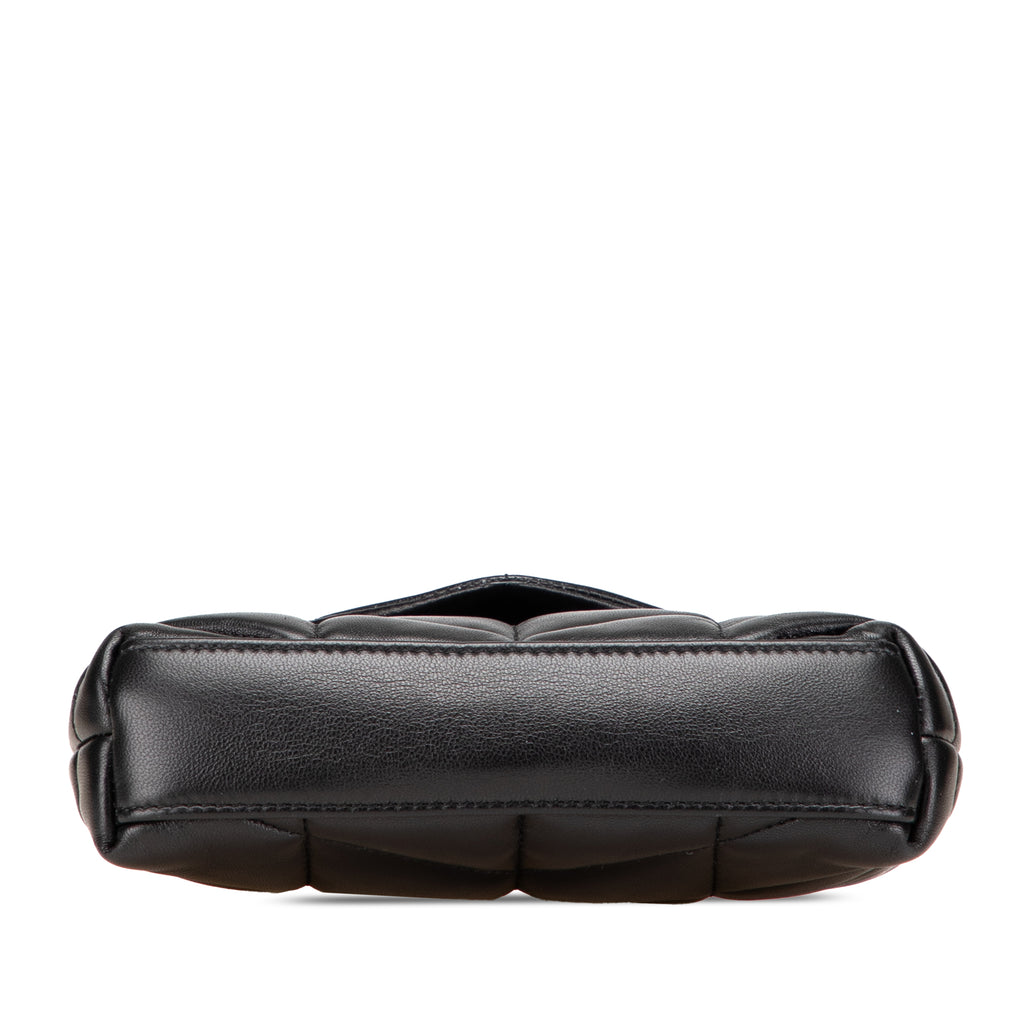 Saint Laurent Small Lambskin LouLou Puffer Clutch