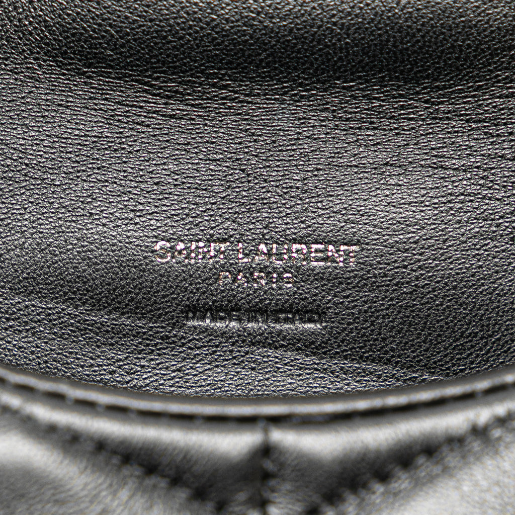 Saint Laurent Small Lambskin LouLou Puffer Clutch