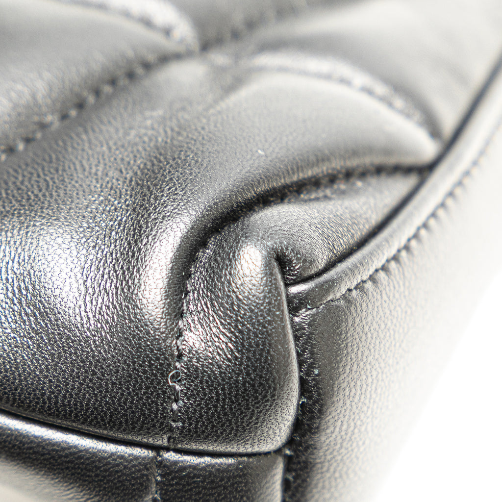 Saint Laurent Small Lambskin LouLou Puffer Clutch
