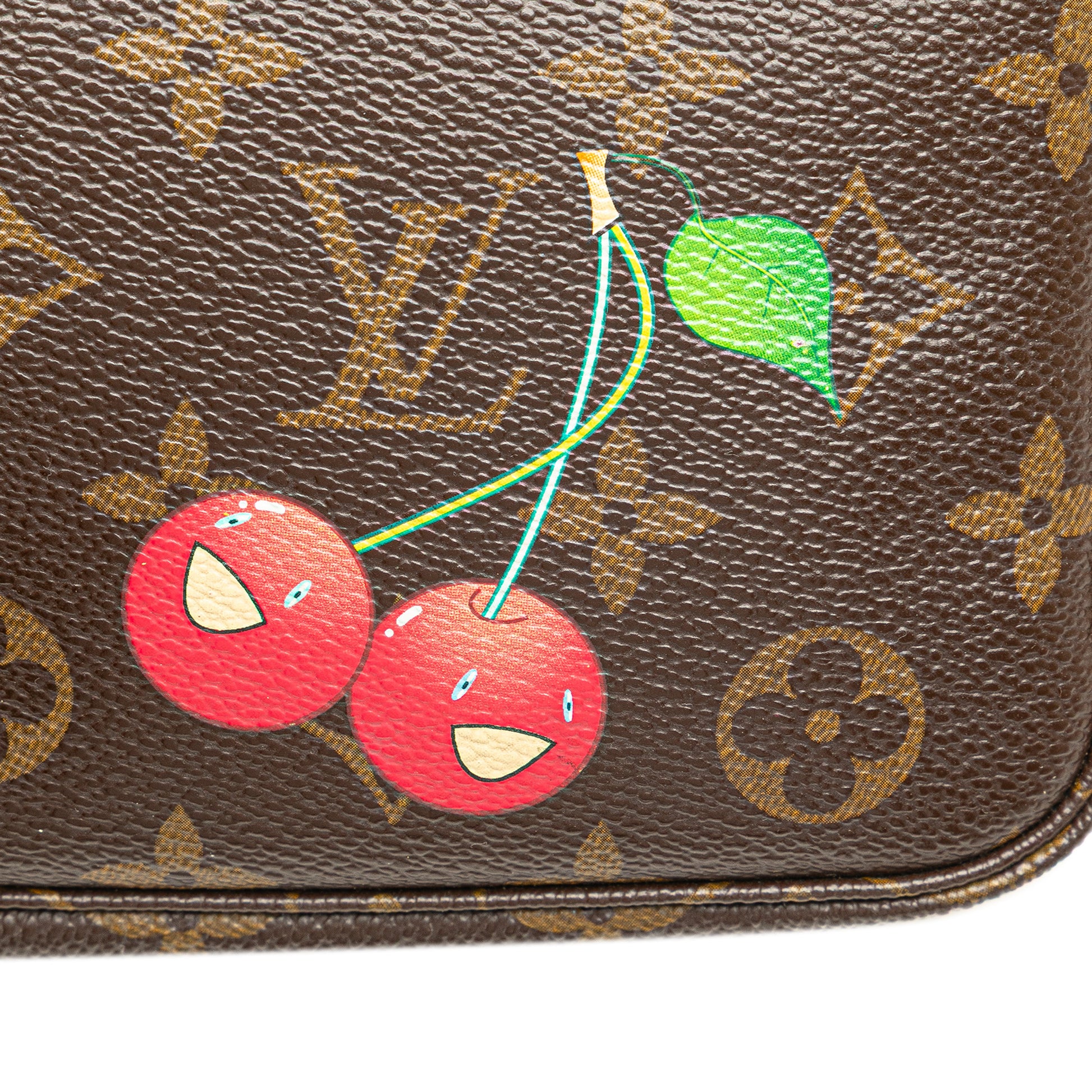 Louis Vuitton Takashi Murakami Monogram Cherry Pochette Accessoires