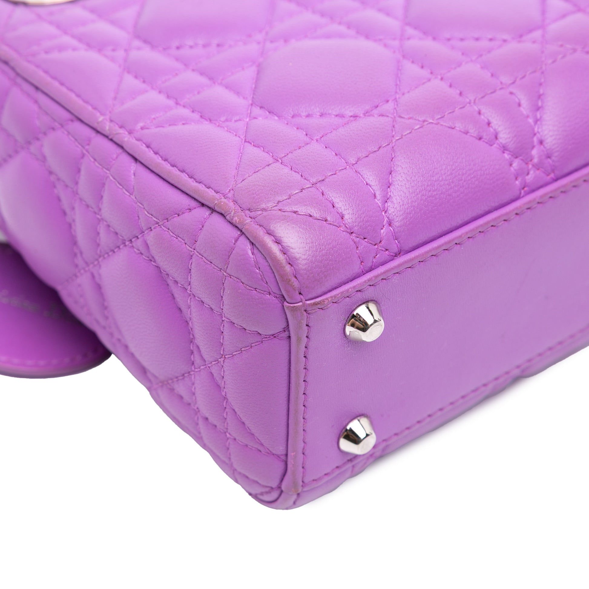 Dior Mini Lambskin Cannage Lady Dior