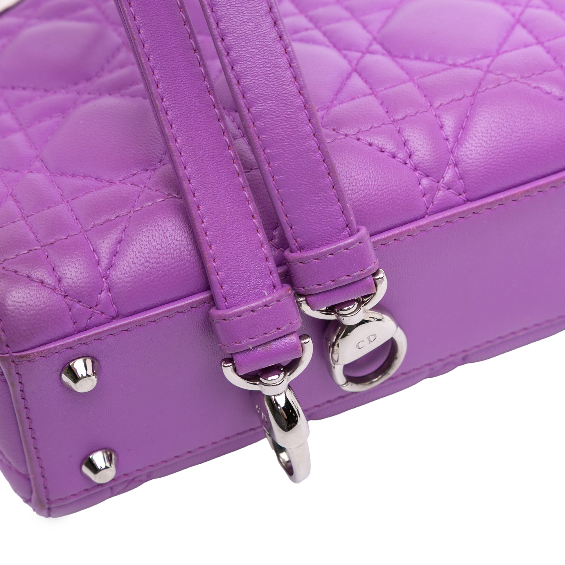 Dior Mini Lambskin Cannage Lady Dior