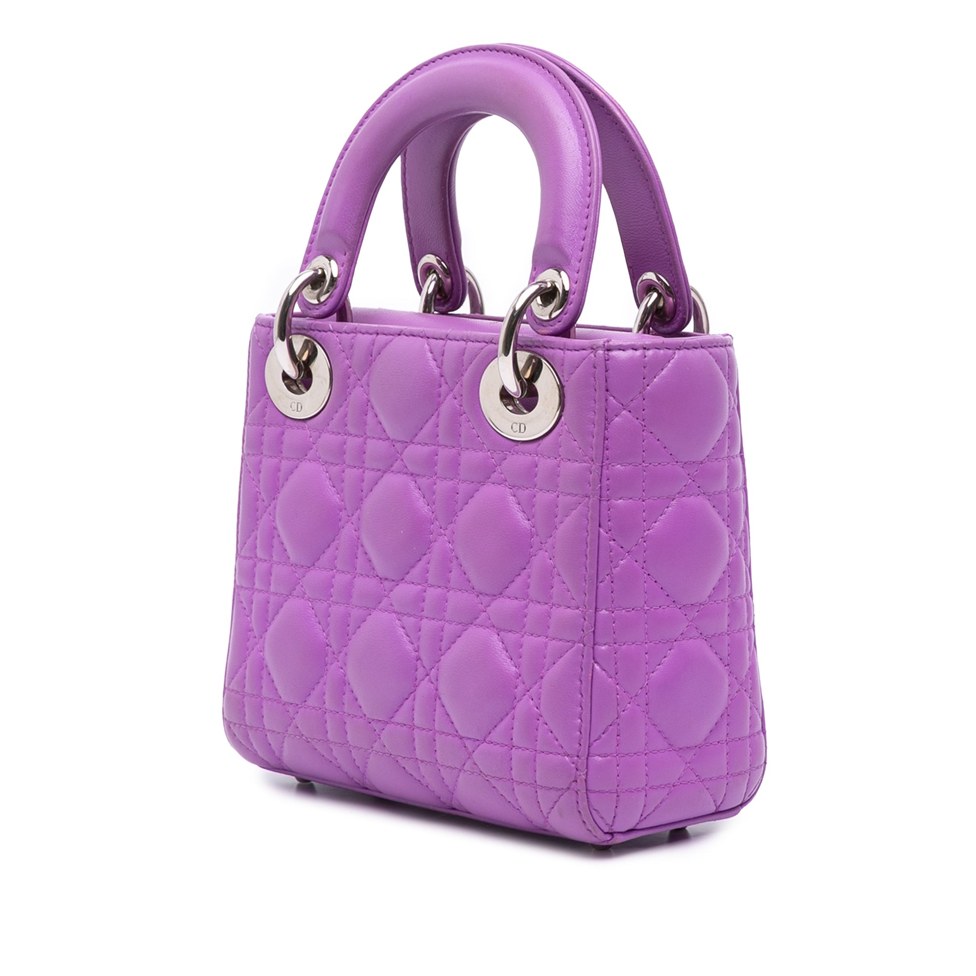 Dior Mini Lambskin Cannage Lady Dior