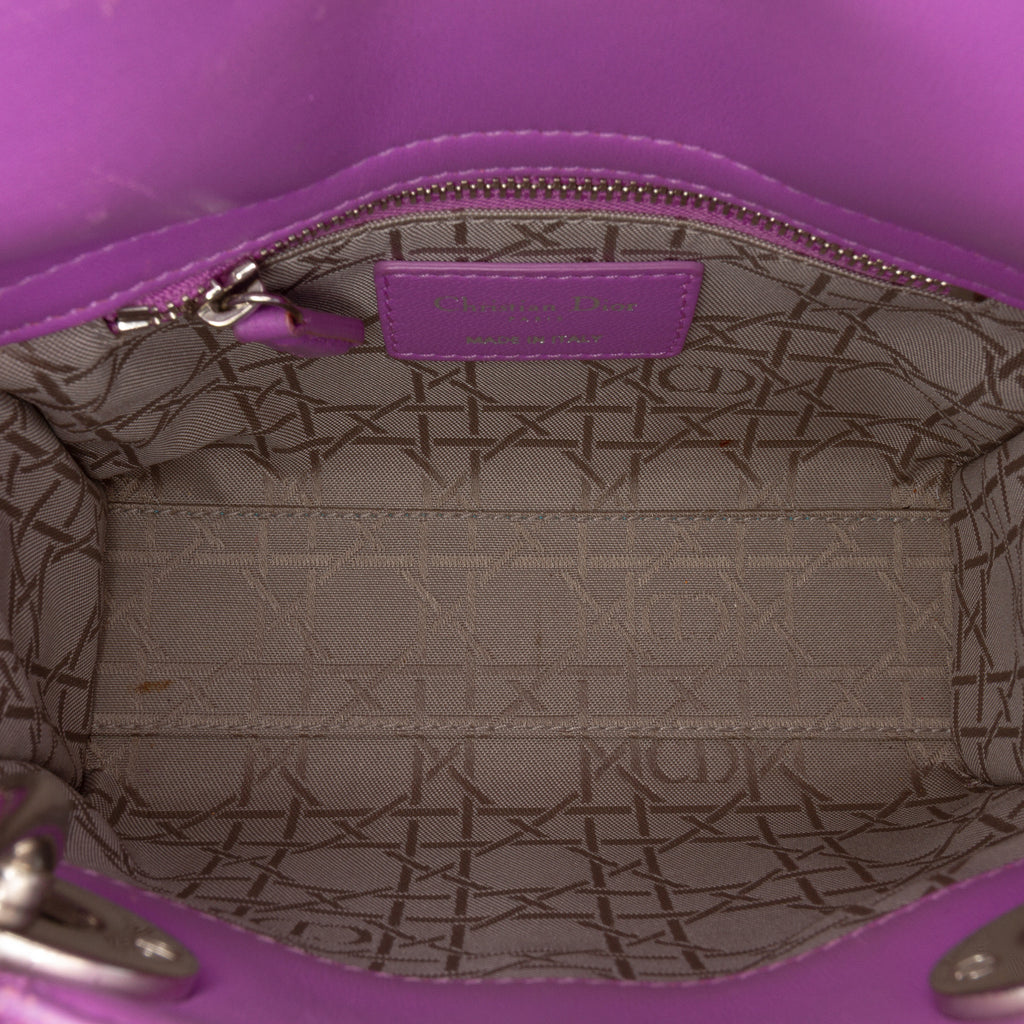 Dior Mini Lambskin Cannage Lady Dior
