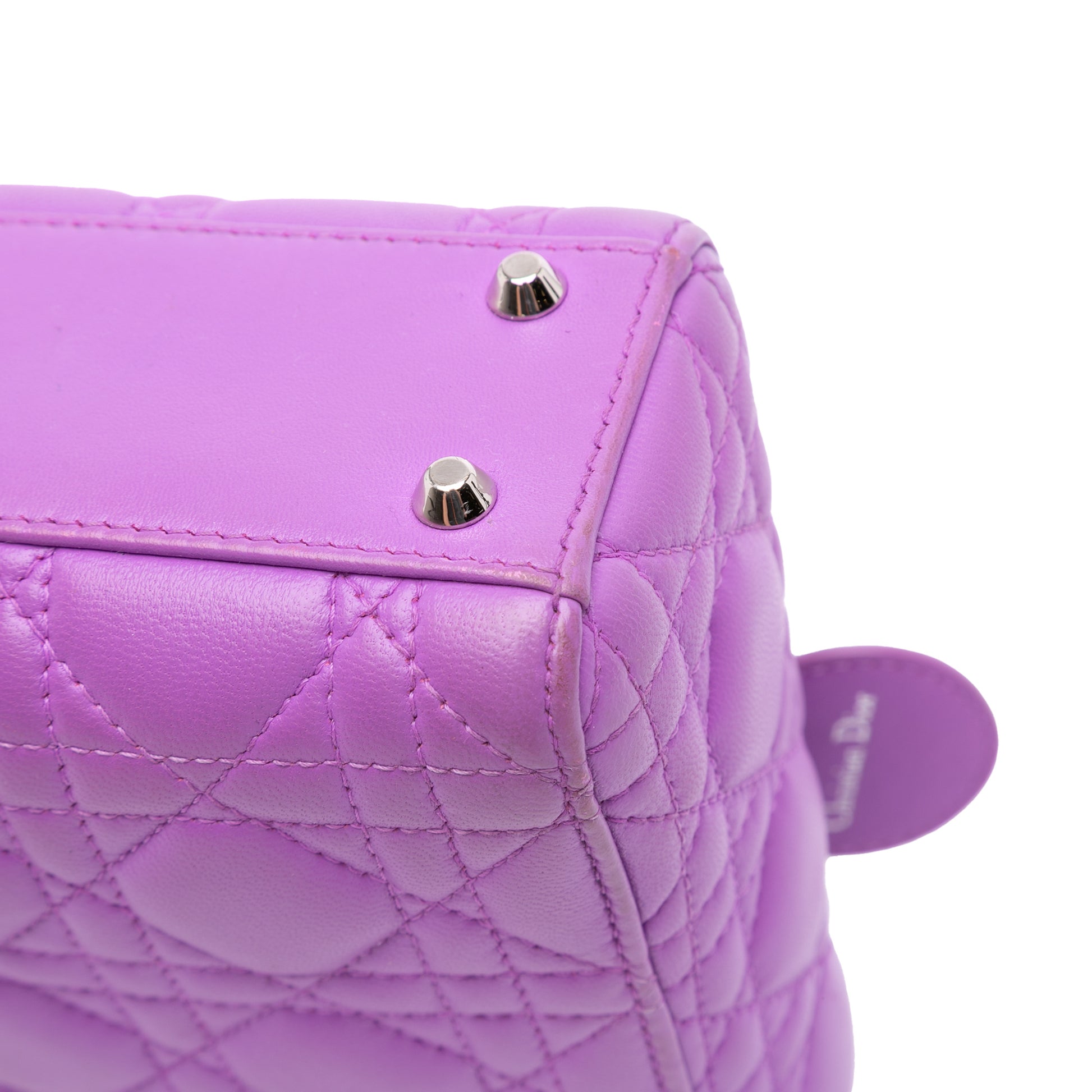 Dior Mini Lambskin Cannage Lady Dior
