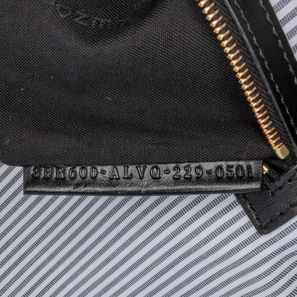 Fendi Striped Jersey Baguette Satchel