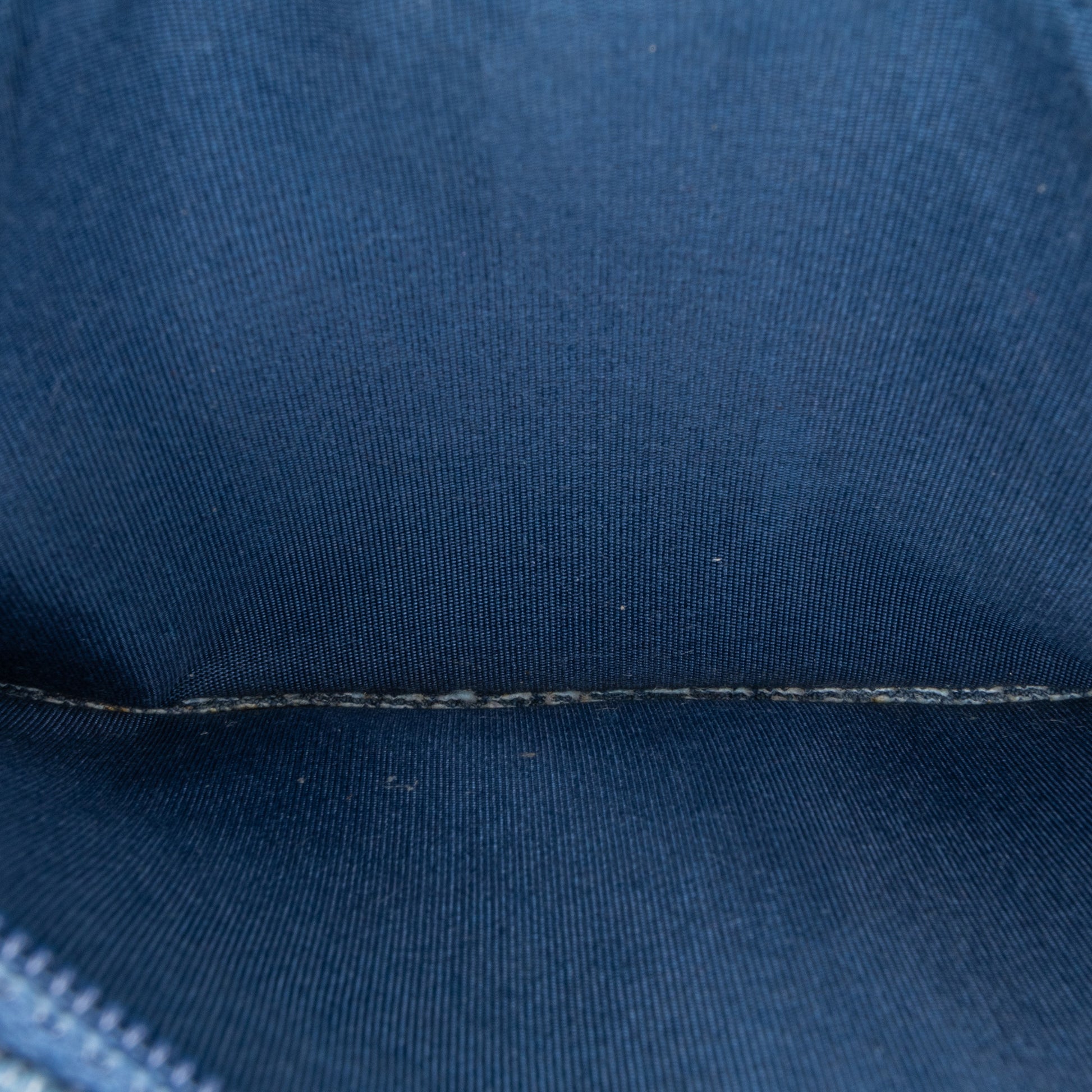 Chanel Frayed Denim Wallet On Chain
