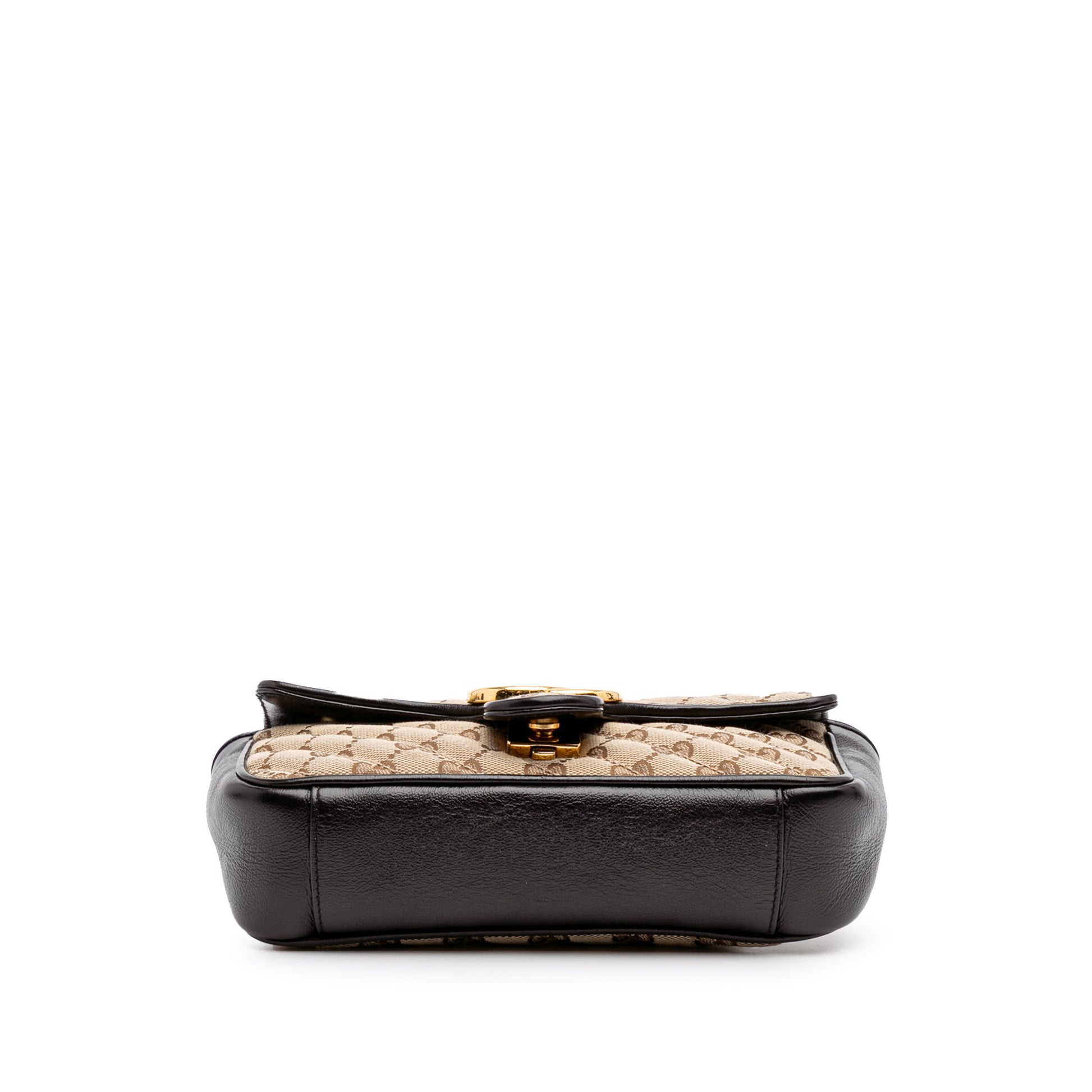 Gucci Mini GG Marmont Matelasse Canvas Flap Crossbody