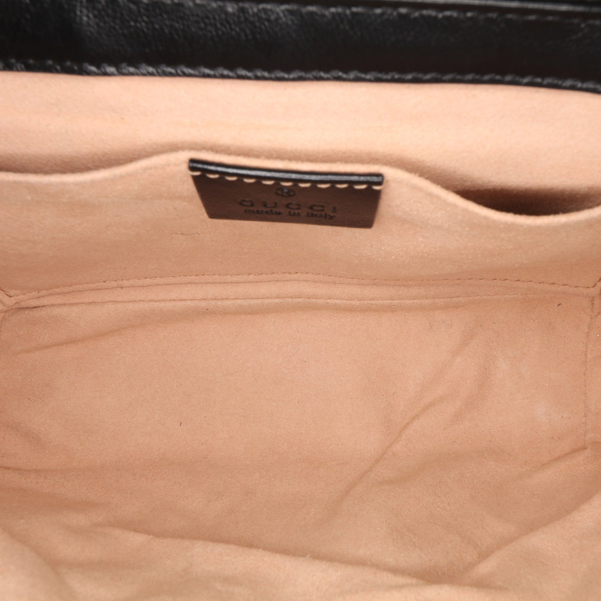 Gucci Mini GG Marmont Matelasse Canvas Flap Crossbody