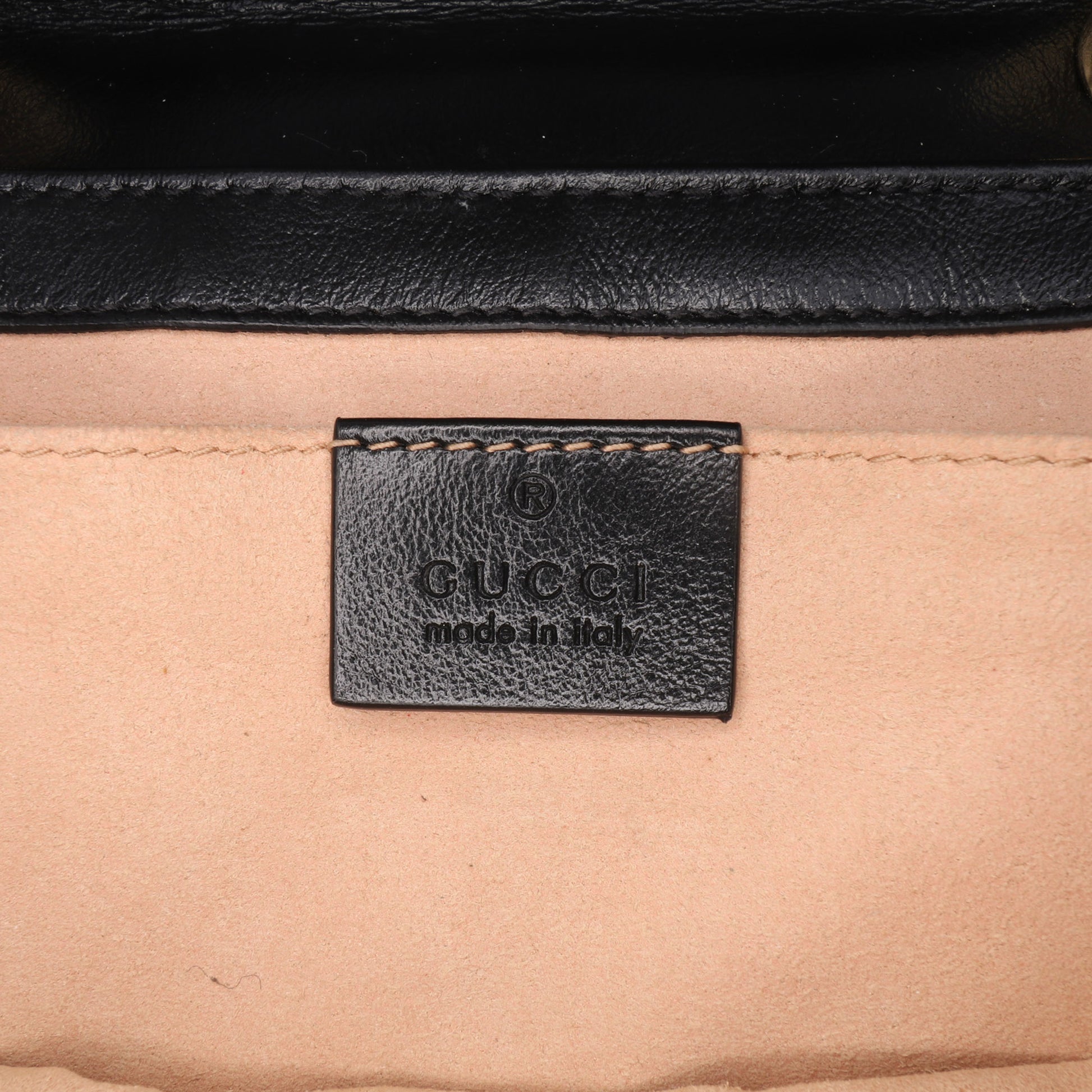Gucci Mini GG Marmont Matelasse Canvas Flap Crossbody