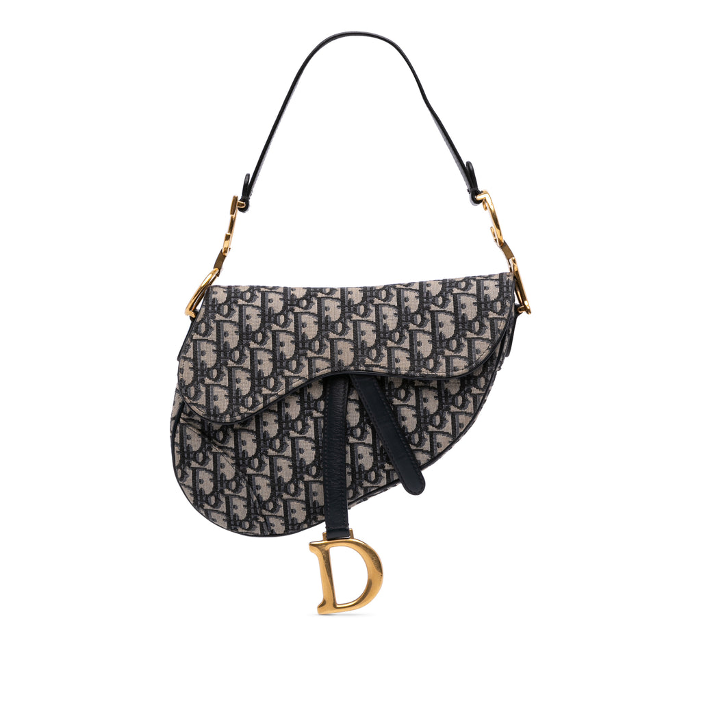 Dior Oblique Canvas Saddle Bag