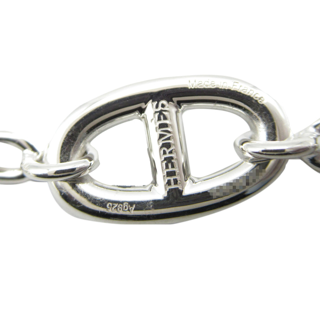 Hermès Sterling Silver Chain d'Ancre Farandole Necklace