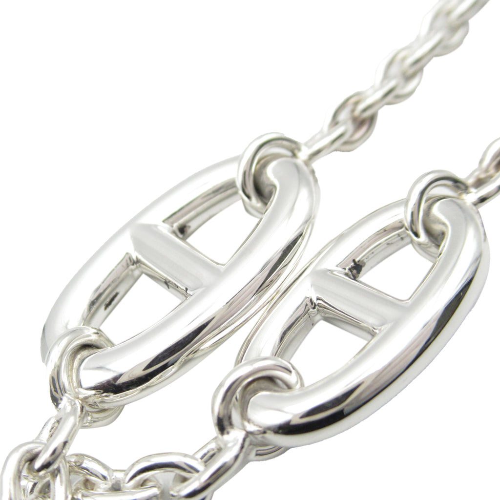 Hermès Sterling Silver Chain d'Ancre Farandole Necklace