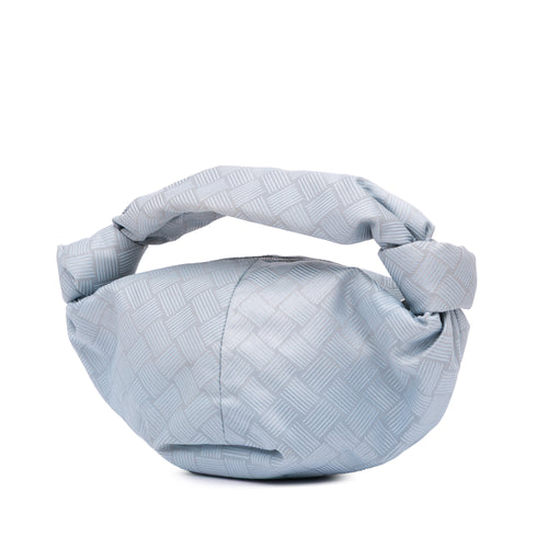 Bottega Venata Mini Jacquard Intrecciato Double Knot Handbag