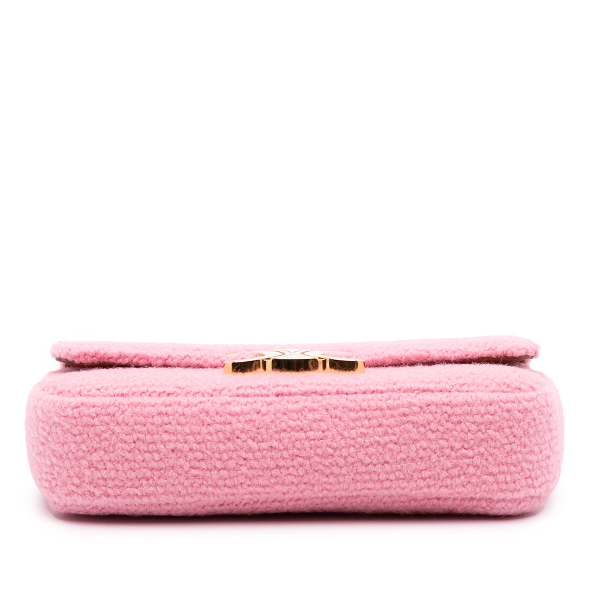 Celine Tweed Claude Chain Shoulder Bag