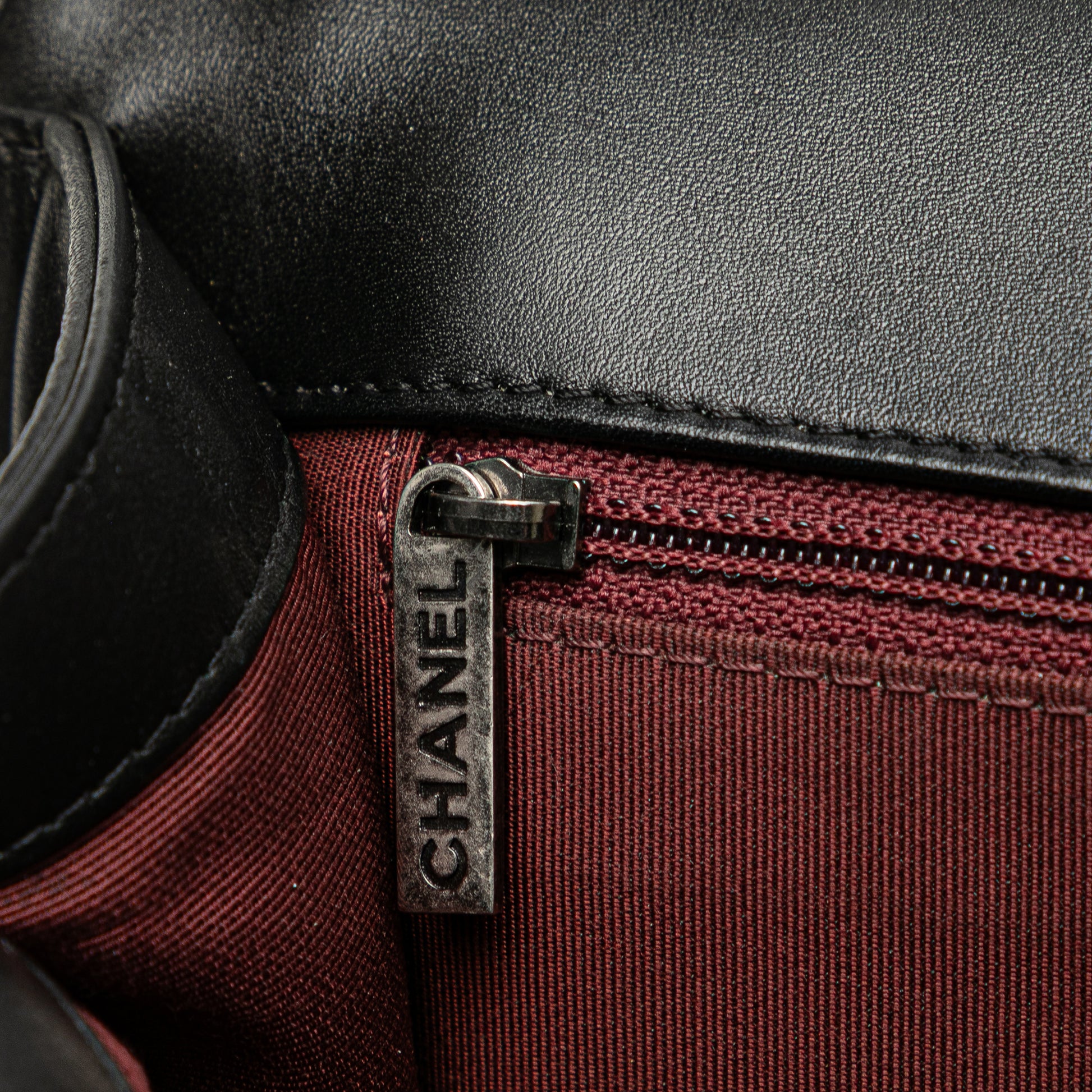 Chanel Medium Chevron Calfskin Boy Flap