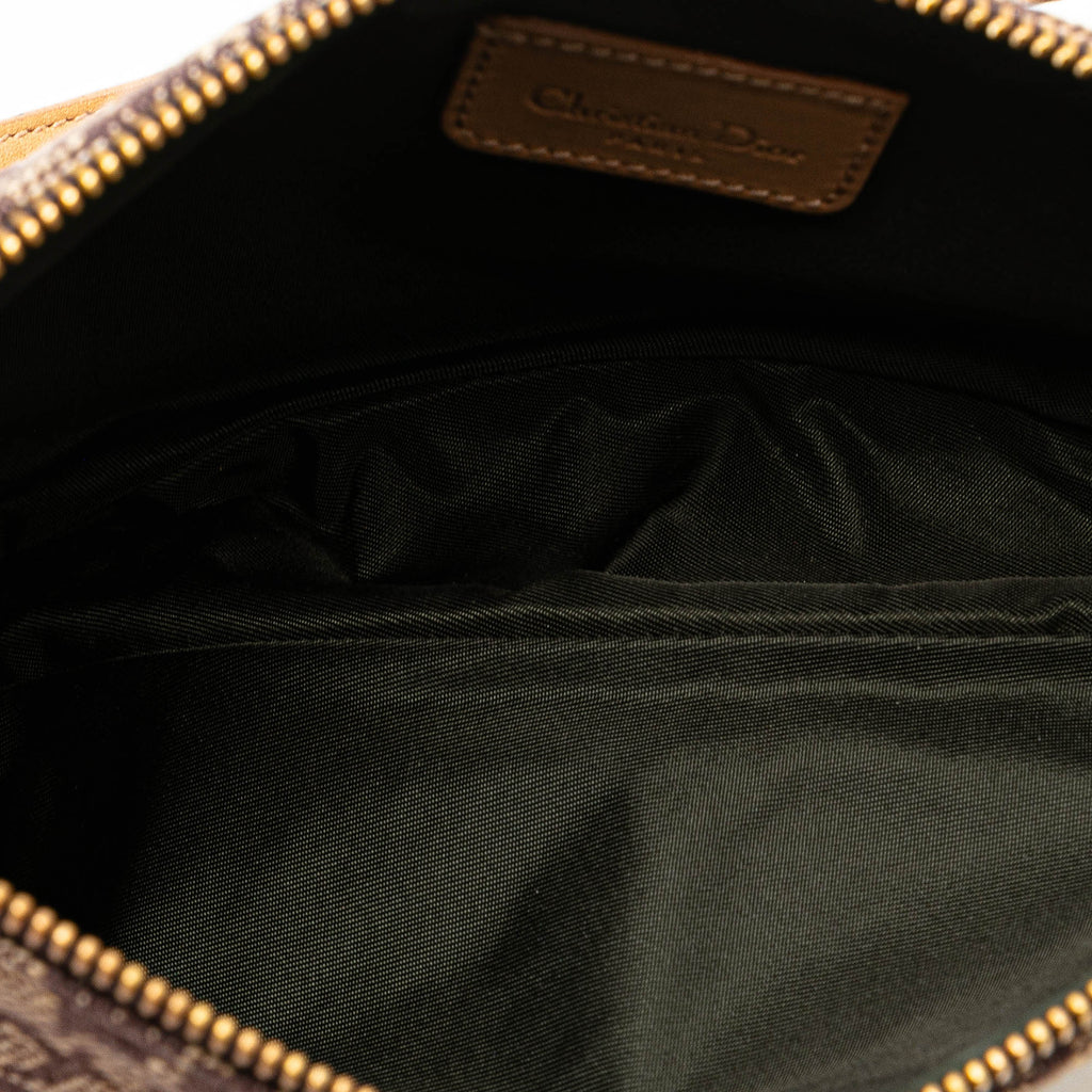 Dior Mini Diorissimo Canvas Saddle Pochette