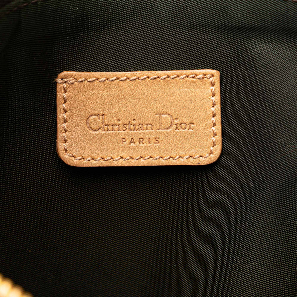 Dior Mini Diorissimo Canvas Saddle Pochette